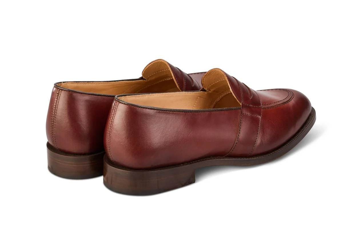 Alfred Penny Loafer - Burgundy Calf - Image 4