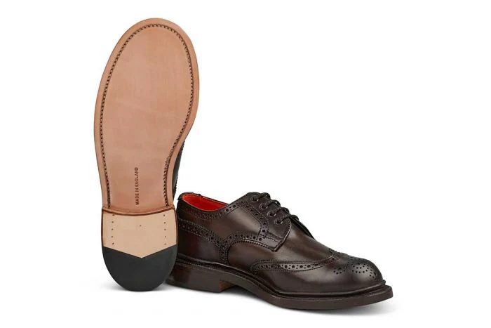 Anne Brogue Country Shoe - Espresso Burnished - Image 5