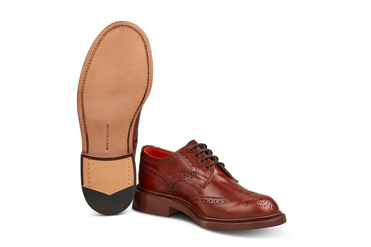 Anne Brogue Country Shoe - Marron Antique - Image 5