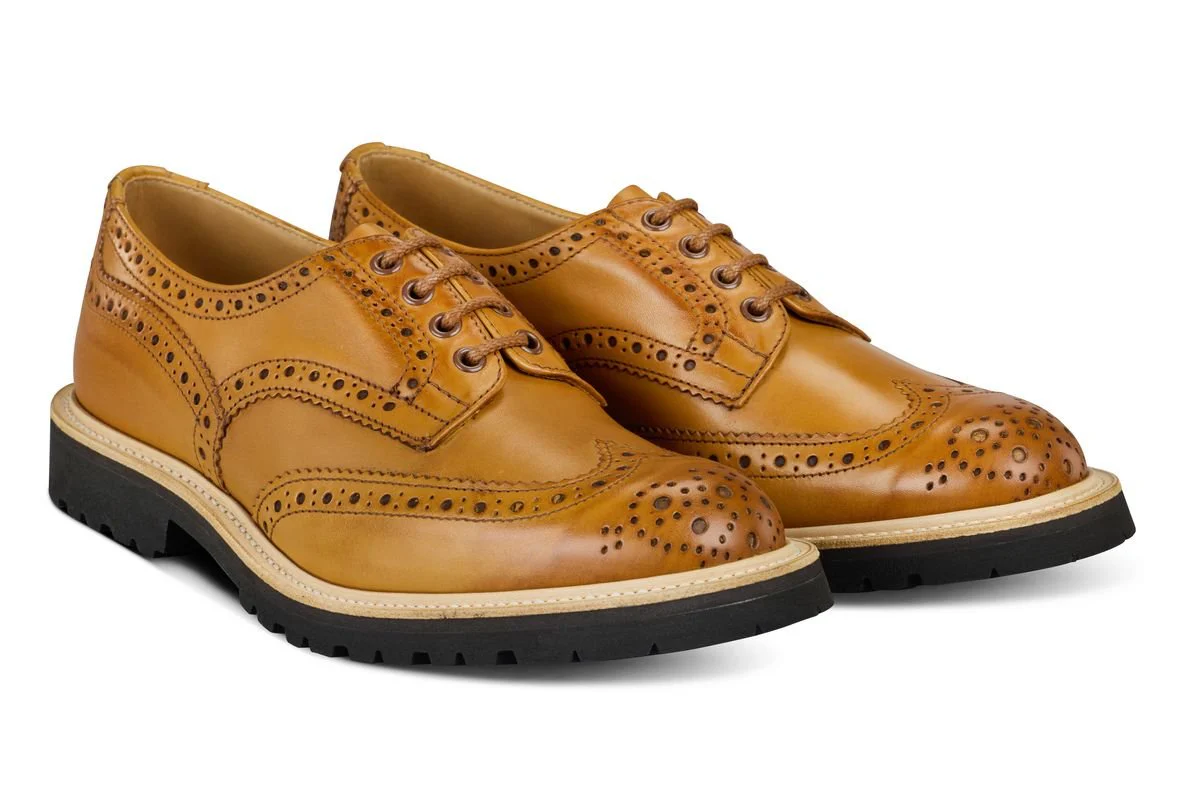 Bourton Country Shoe - 1001 Burnished (Natural Welt) - Image 3