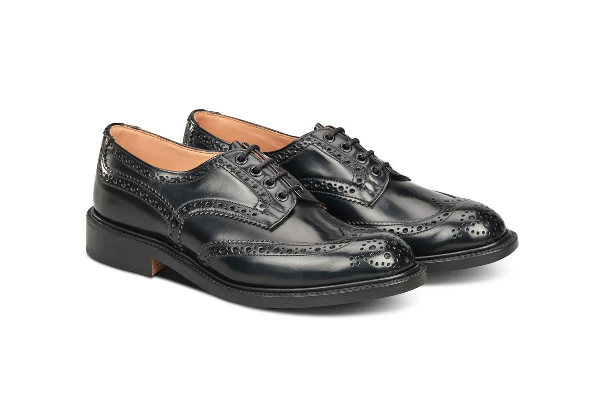 Bourton Country Shoe - Black Bookbinder - Image 3