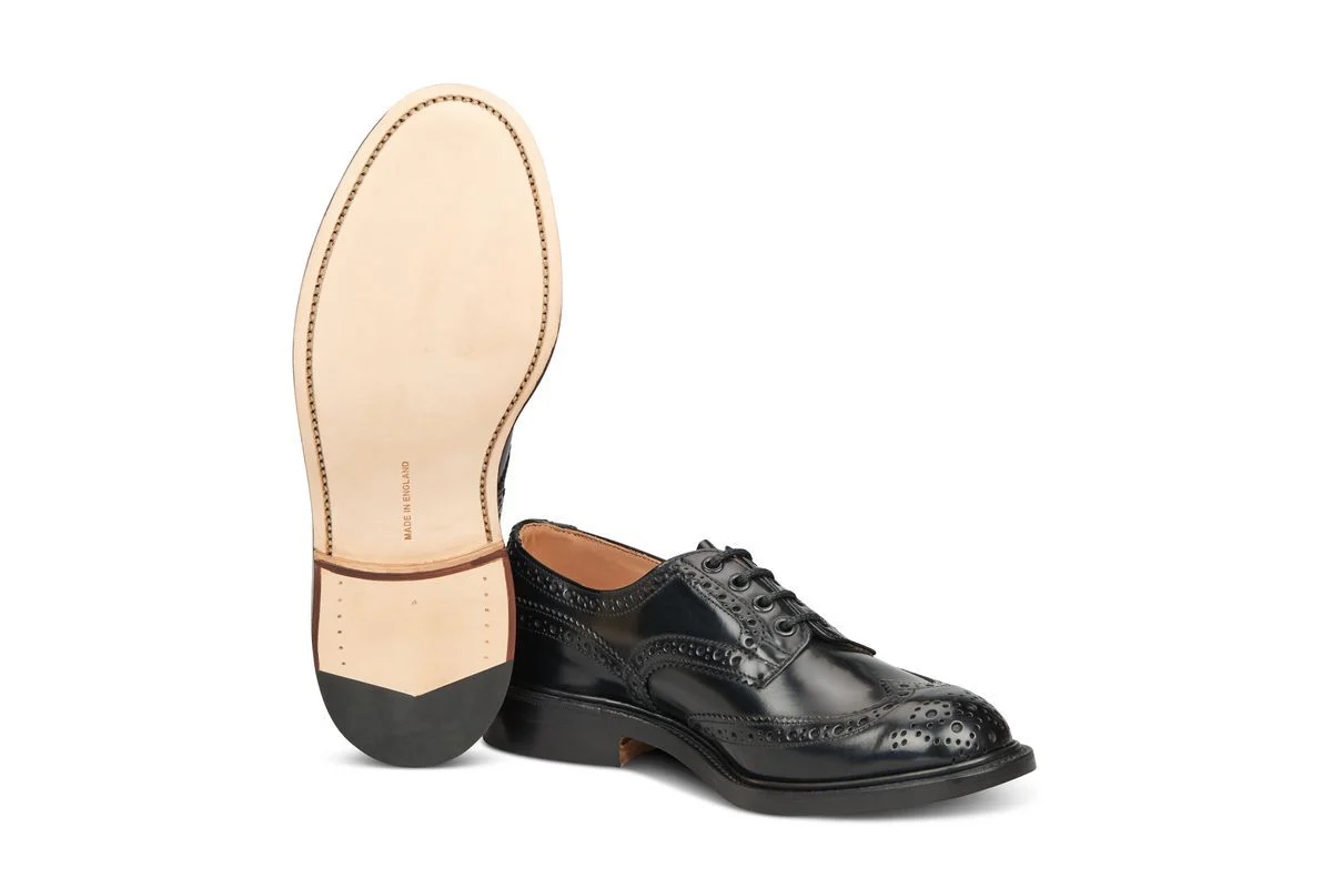 Bourton Country Shoe - Black Bookbinder - Image 5