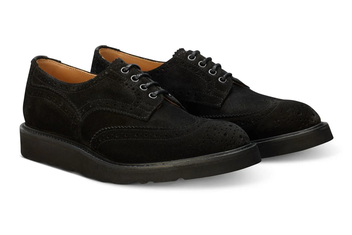 Bourton Country Shoe - Black Castorino - Image 3
