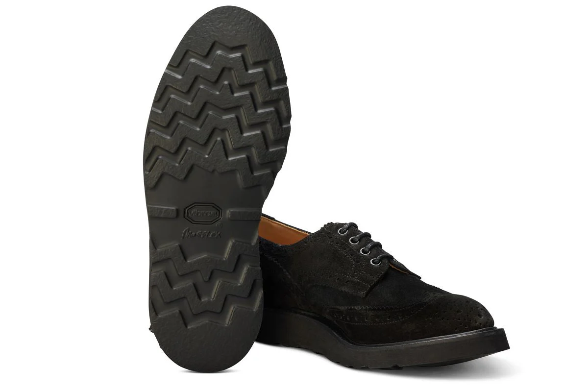 Bourton Country Shoe - Black Castorino - Image 5