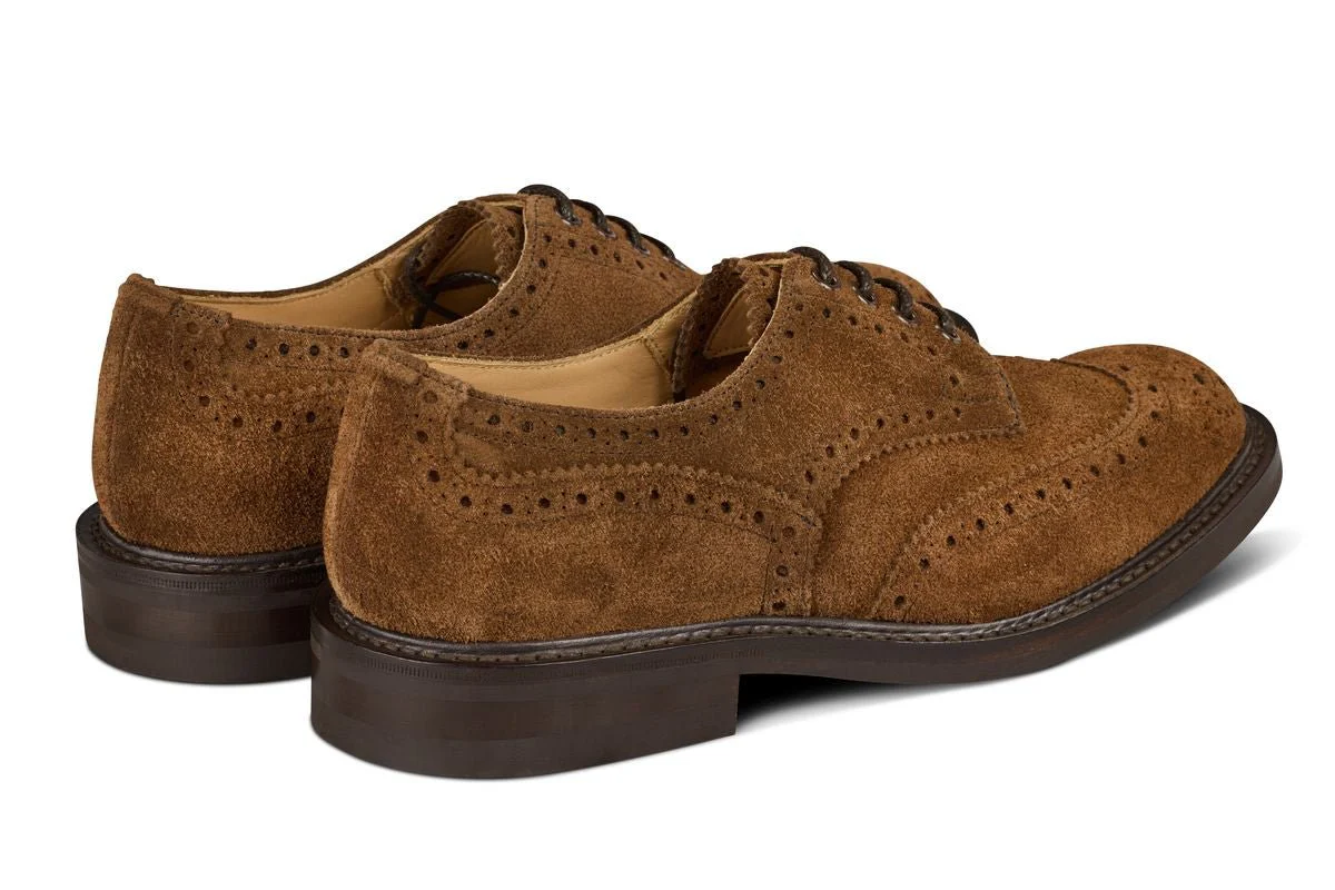 Bourton Country Shoe - Brown Rough Out Suede - Image 4