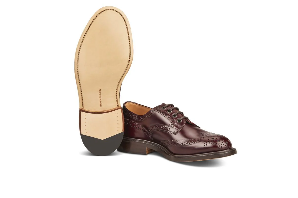 Bourton Country Shoe - Burgundy Bookbinder - Image 5