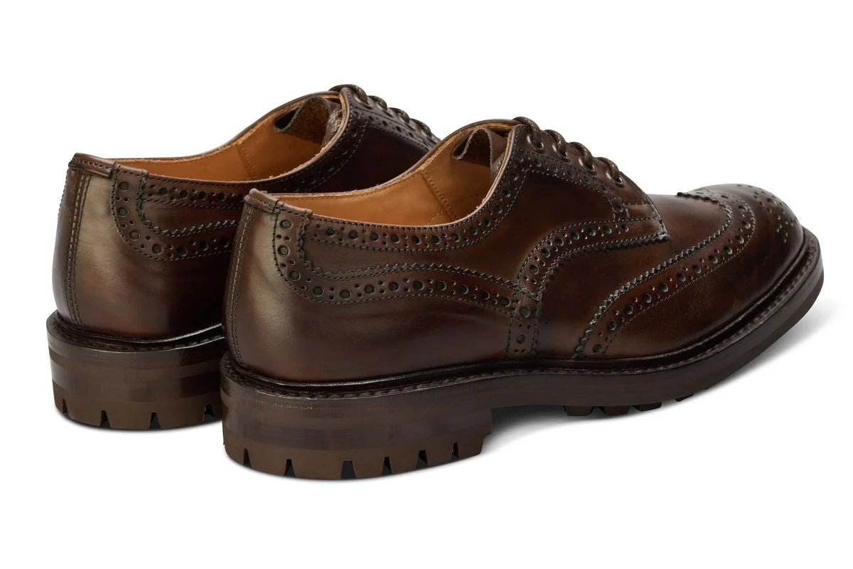 Bourton Country Shoe - Coffee Burnished - Image 4