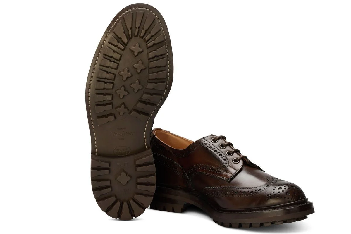 Bourton Country Shoe - Coffee Burnished - Image 5