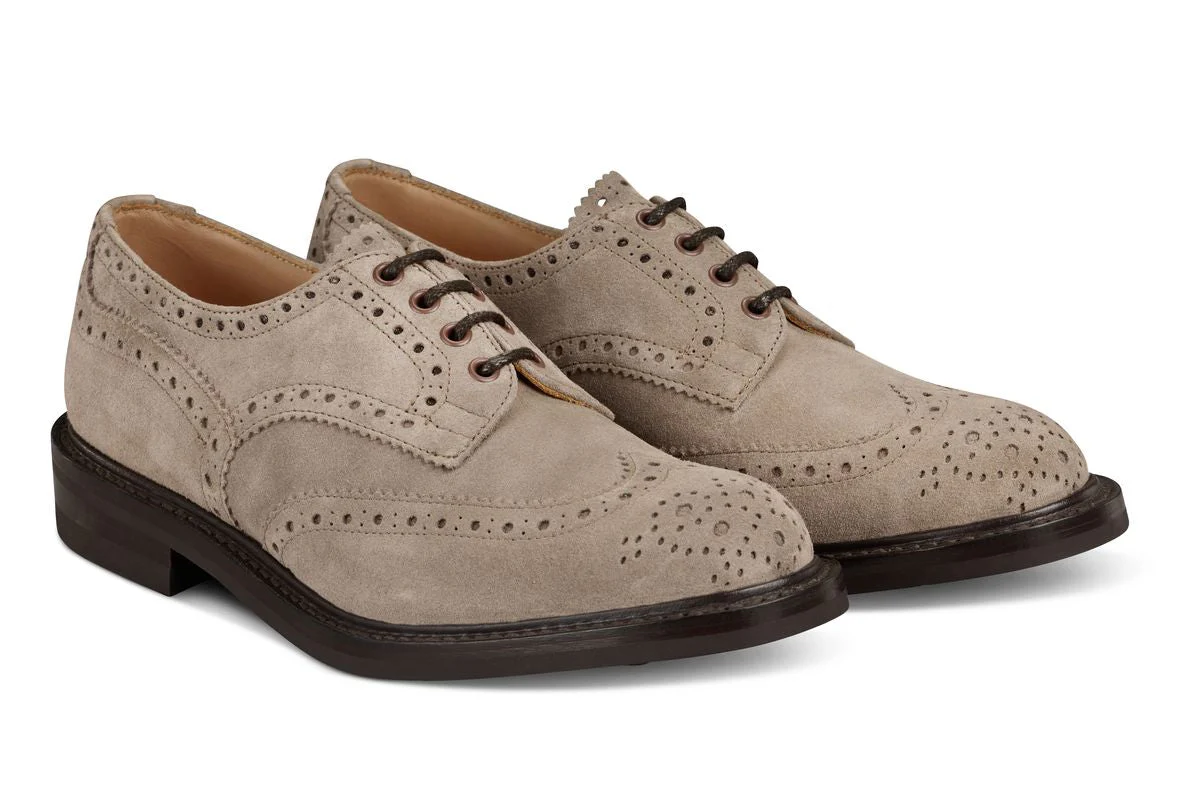 Bourton Country Shoe - Zonta Caribou Castorino Suede - Image 3