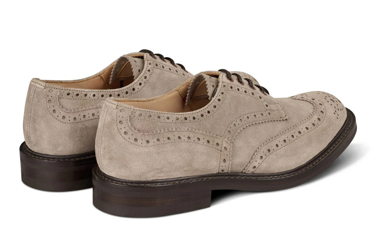 Bourton Country Shoe - Zonta Caribou Castorino Suede - Image 4