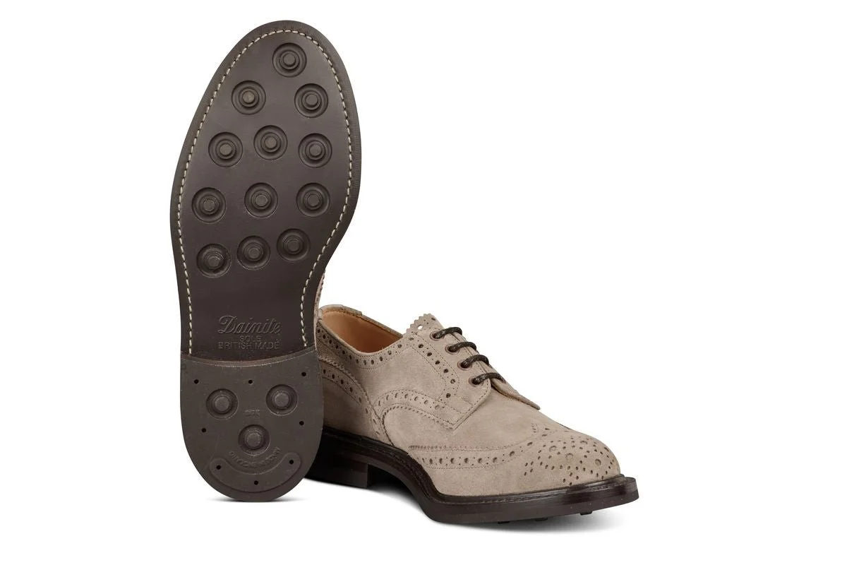 Bourton Country Shoe - Zonta Caribou Castorino Suede - Image 5