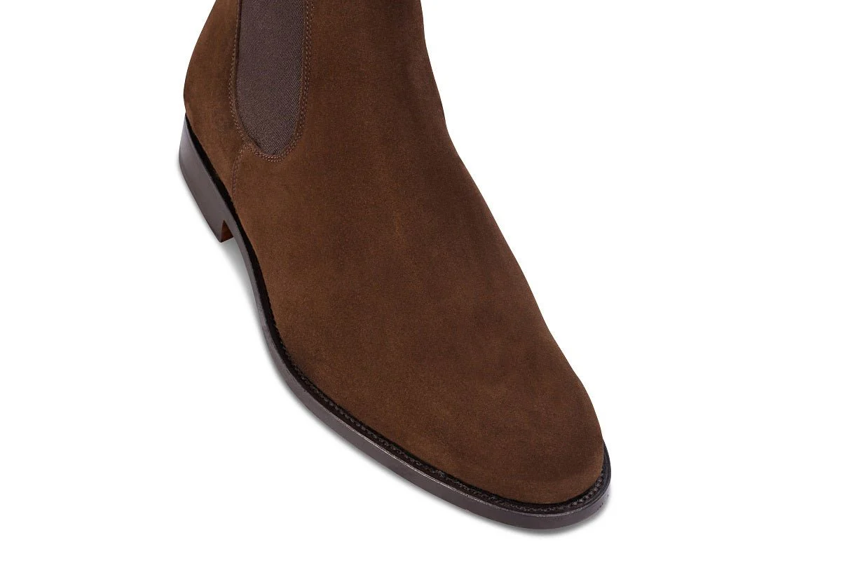Brighton Chelsea Boot - Chocolate Repello Suede - Image 2