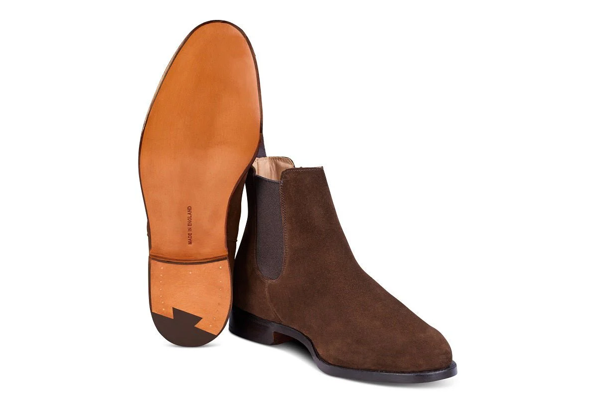 Brighton Chelsea Boot - Chocolate Repello Suede - Image 5