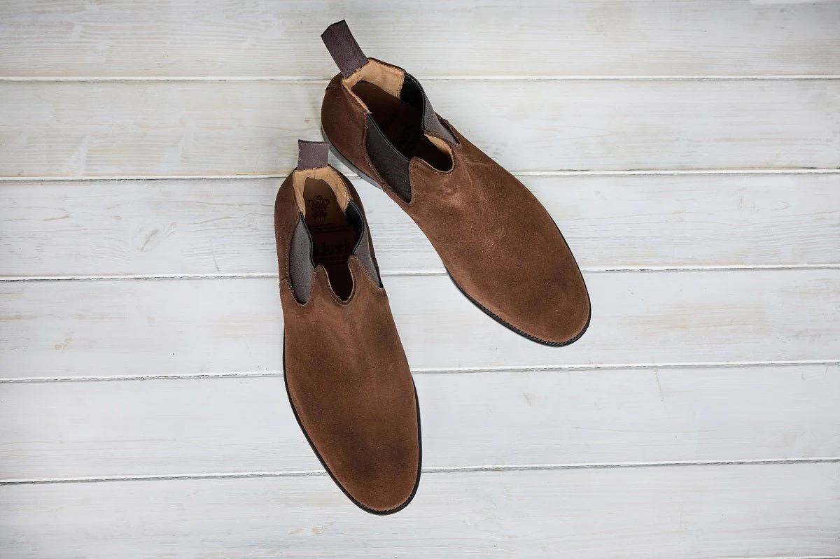 Brighton Chelsea Boot - Chocolate Repello Suede - Image 6
