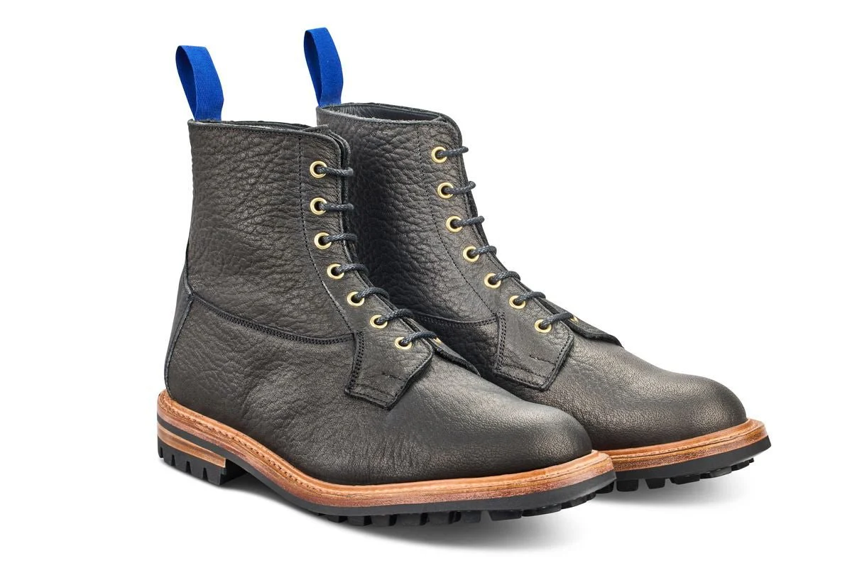 Burford Country Boot - Black Buffalo (Tricker's Exclusive) - Image 3