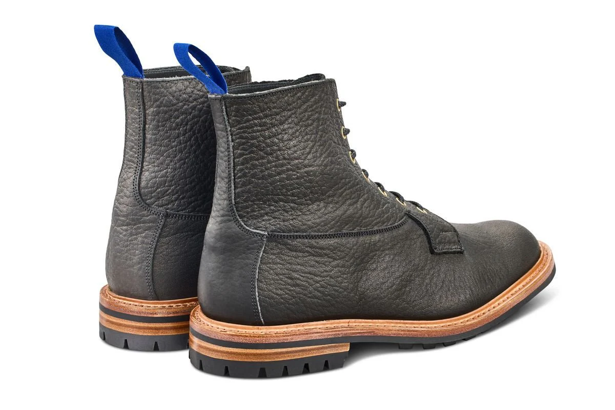 Burford Country Boot - Black Buffalo (Tricker's Exclusive) - Image 4