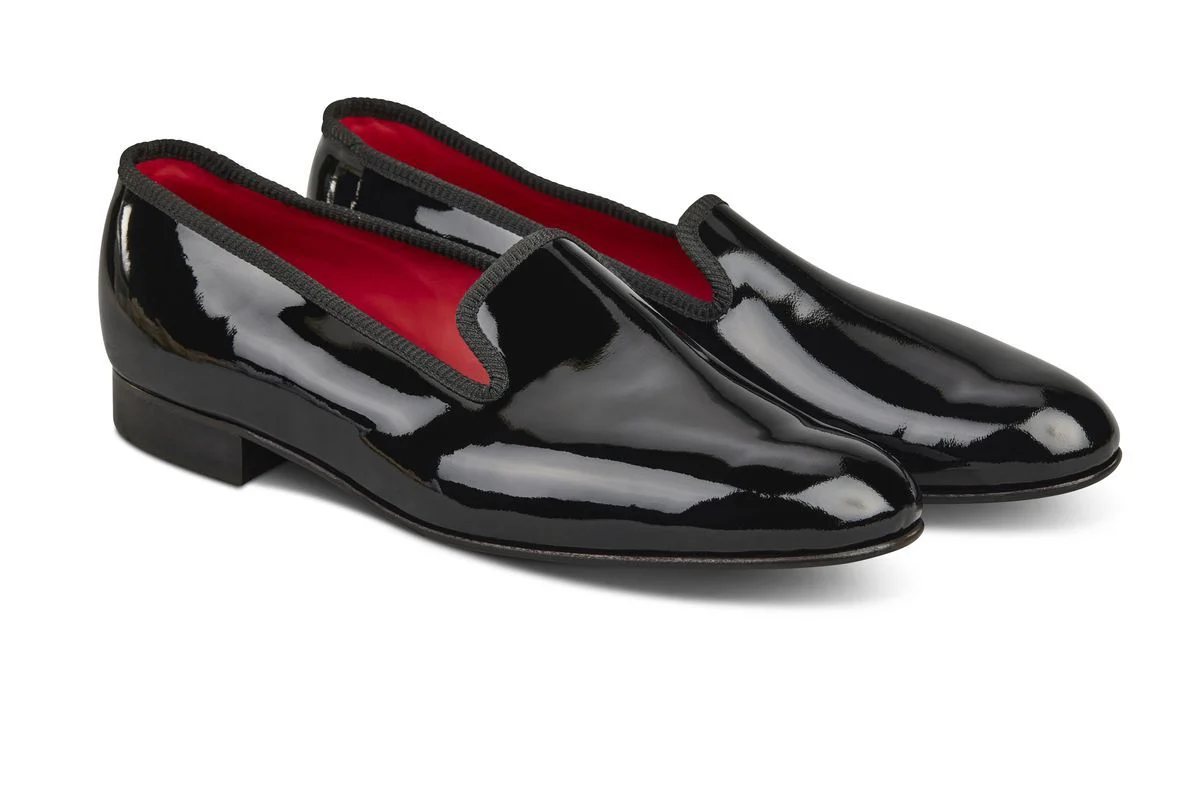 CHURCHILL SLIPPER - Black Patent - Image 3