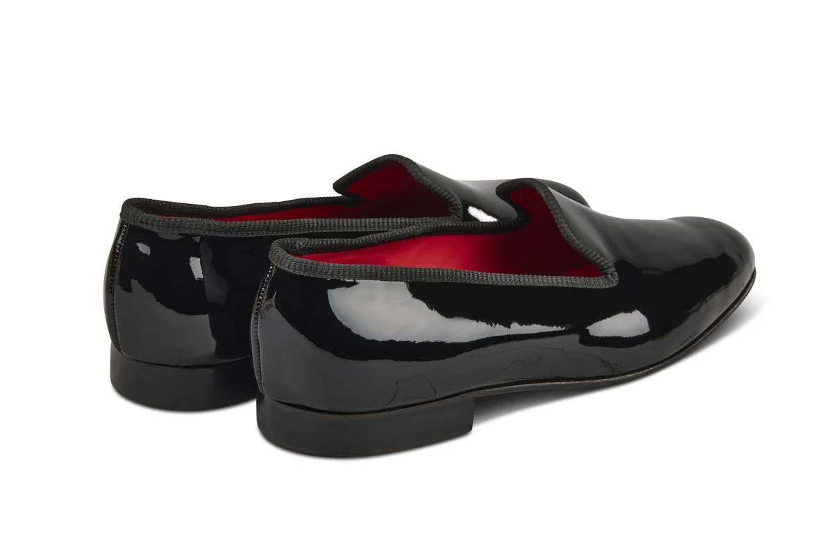 CHURCHILL SLIPPER - Black Patent - Image 4