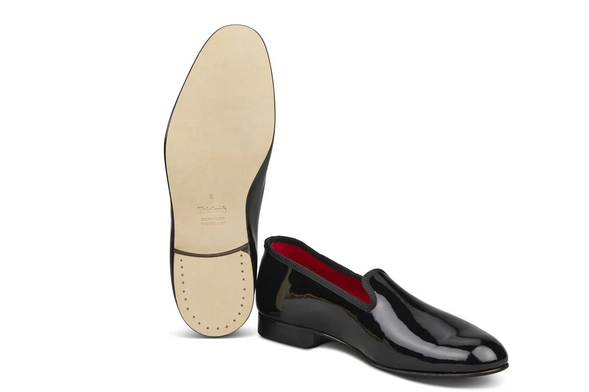 CHURCHILL SLIPPER - Black Patent - Image 5