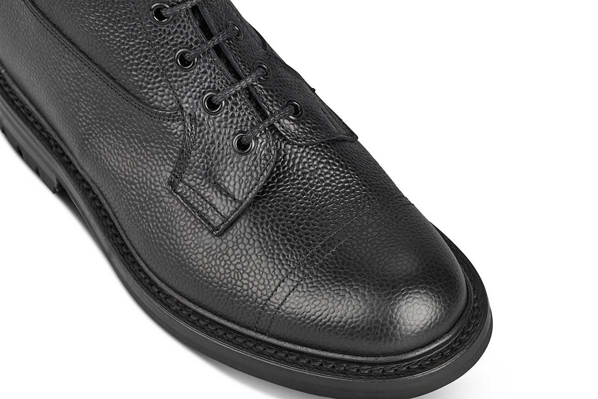 Grassmere Country Boot - Black Scotch Grain - 6 Fitting - Image 2