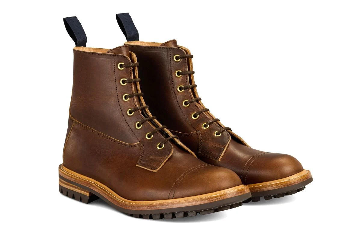 Grassmere Country Boot - Nut Brown Horween (Tricker's Exclusive) 6 Fitting - Image 3