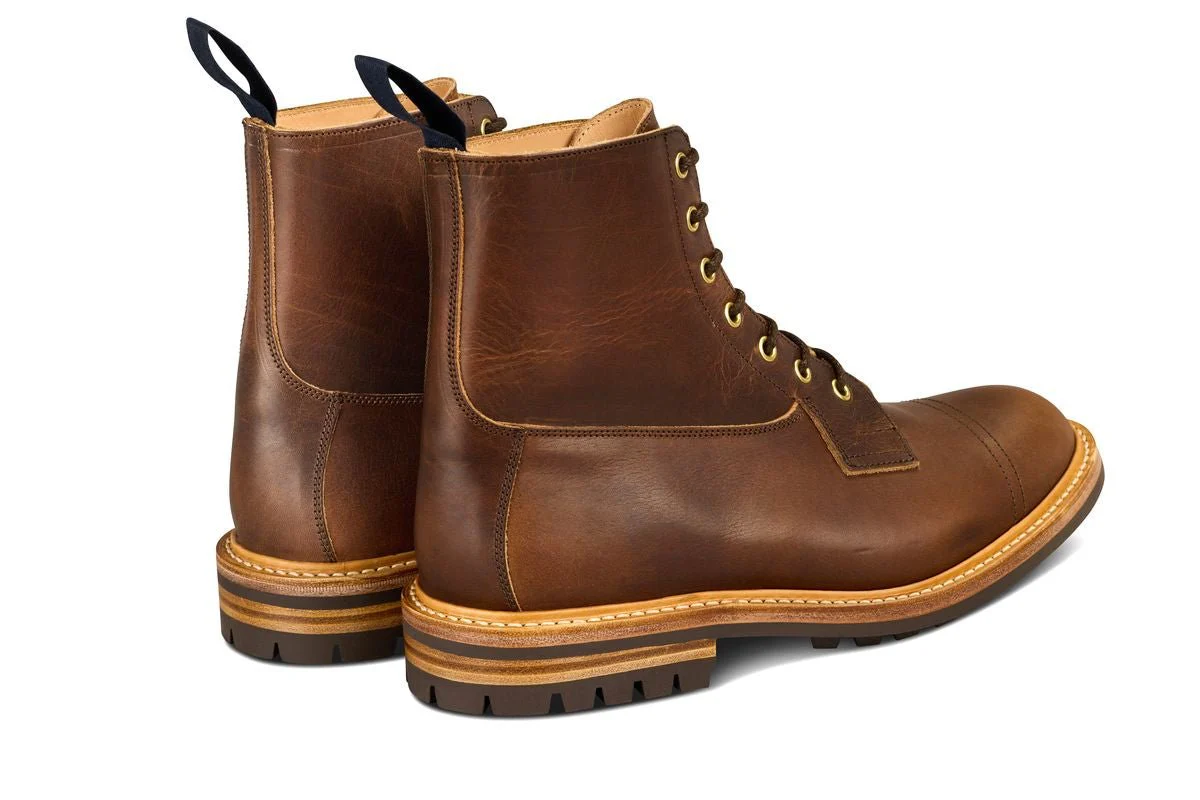Grassmere Country Boot - Nut Brown Horween (Tricker's Exclusive) 6 Fitting - Image 4