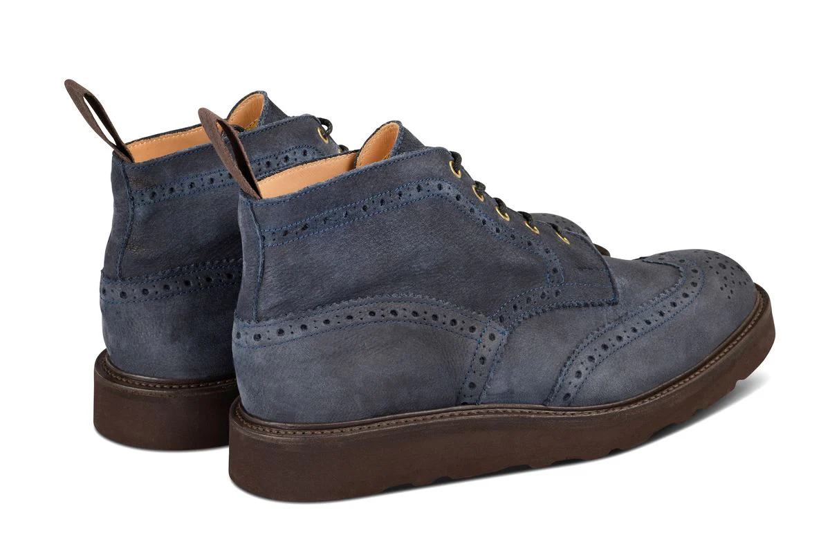 Jimmy Country Boot - Navy Olivvia Nubuck - Image 4