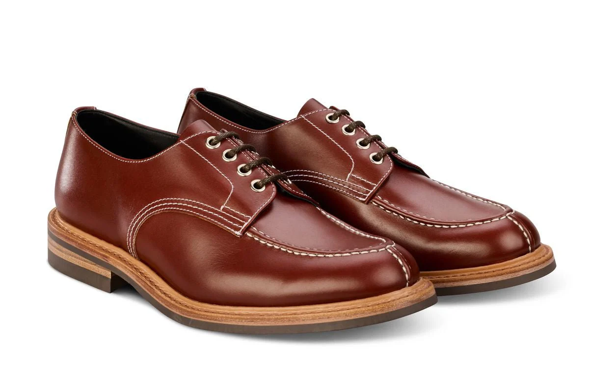 Kilsby Derby Shoe - Burgundy Calf - Image 3