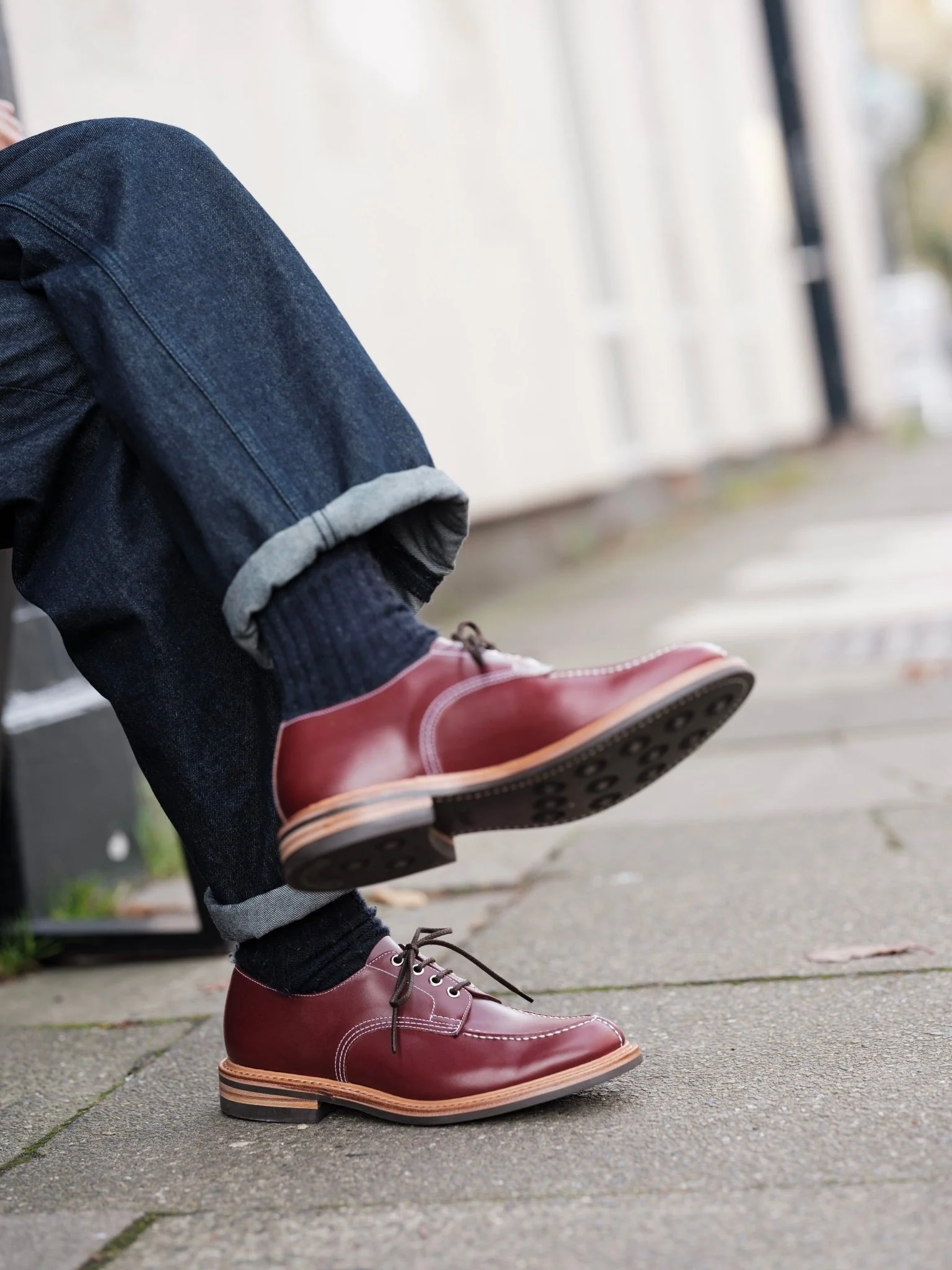 Kilsby Derby Shoe - Burgundy Calf - Image 6