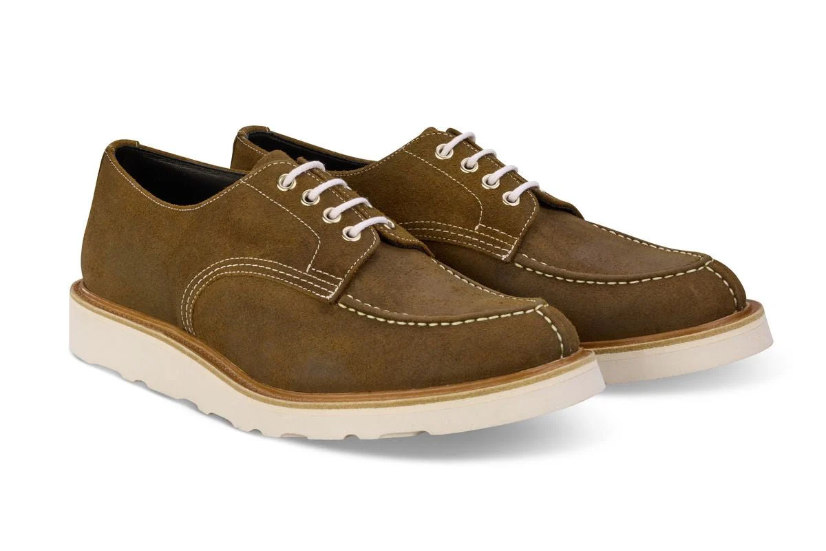 Kilsby Derby Shoe - Snuff Waxy Suede - Image 3