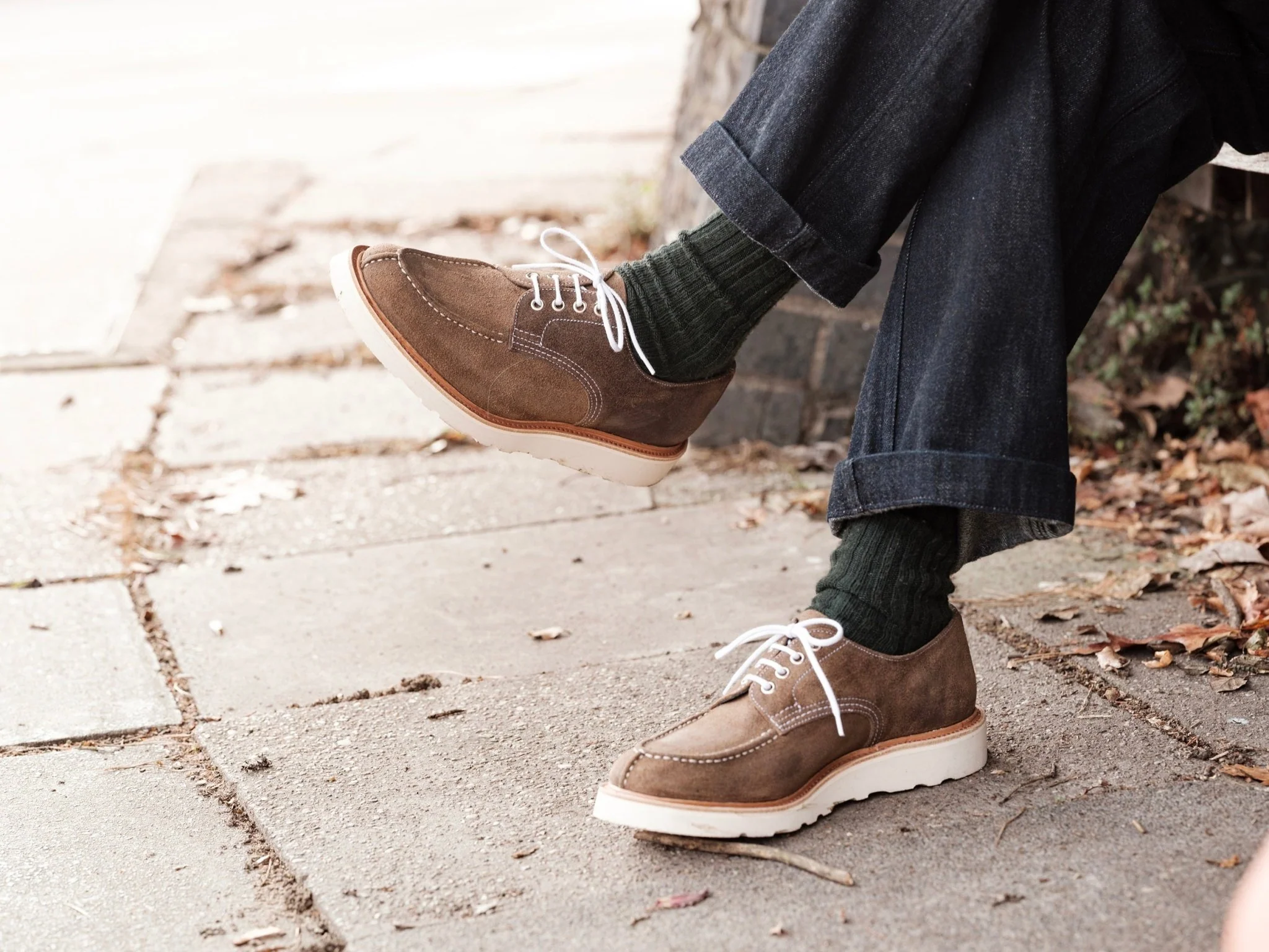 Kilsby Derby Shoe - Snuff Waxy Suede - Image 6