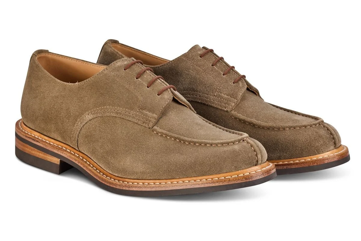 Kilsby Derby Shoe - Visone Repello Suede - Image 3
