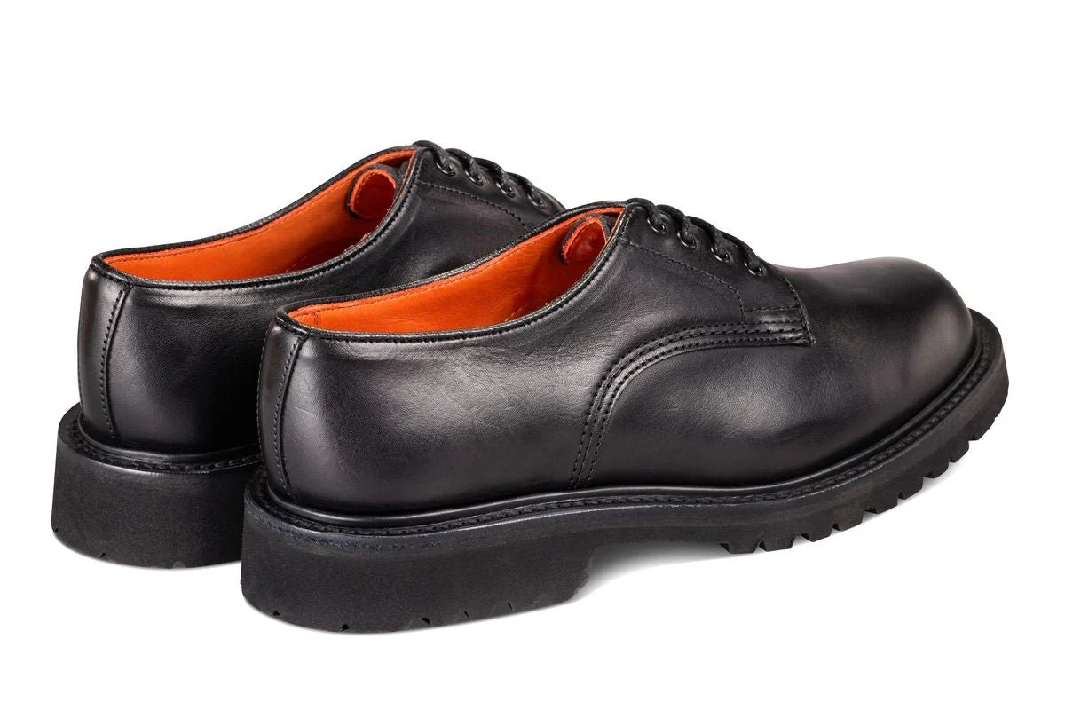 Linda Derby Tramper Shoe - Black Ecopel - Image 4