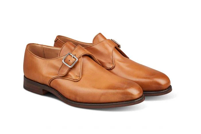 Mayfair Single Buckle Monk Shoe - 1001 Burnished - Image 3