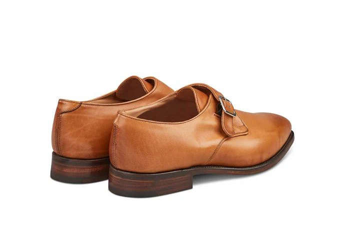 Mayfair Single Buckle Monk Shoe - 1001 Burnished - Image 4