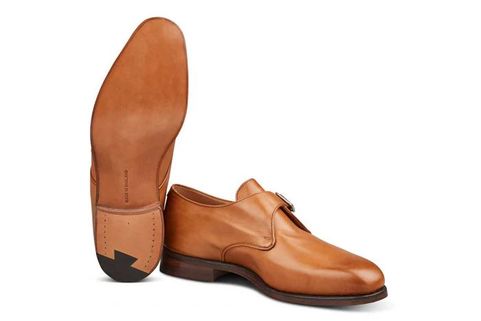 Mayfair Single Buckle Monk Shoe - 1001 Burnished - Image 5