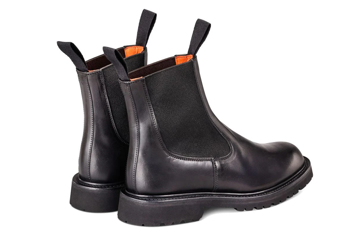 Paula Chelsea Boot - Black Ecopel - Image 4