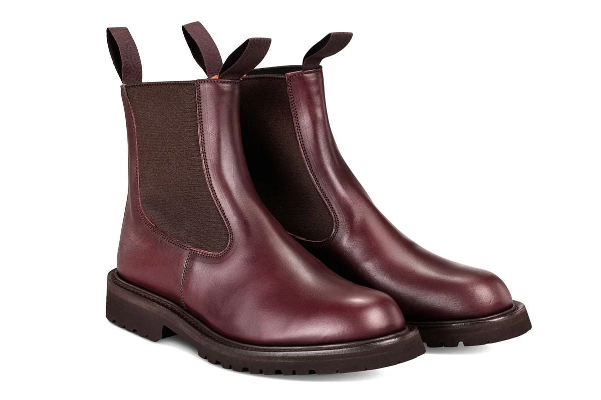Paula Chelsea Boot - Burgundy Ecopel - Image 3