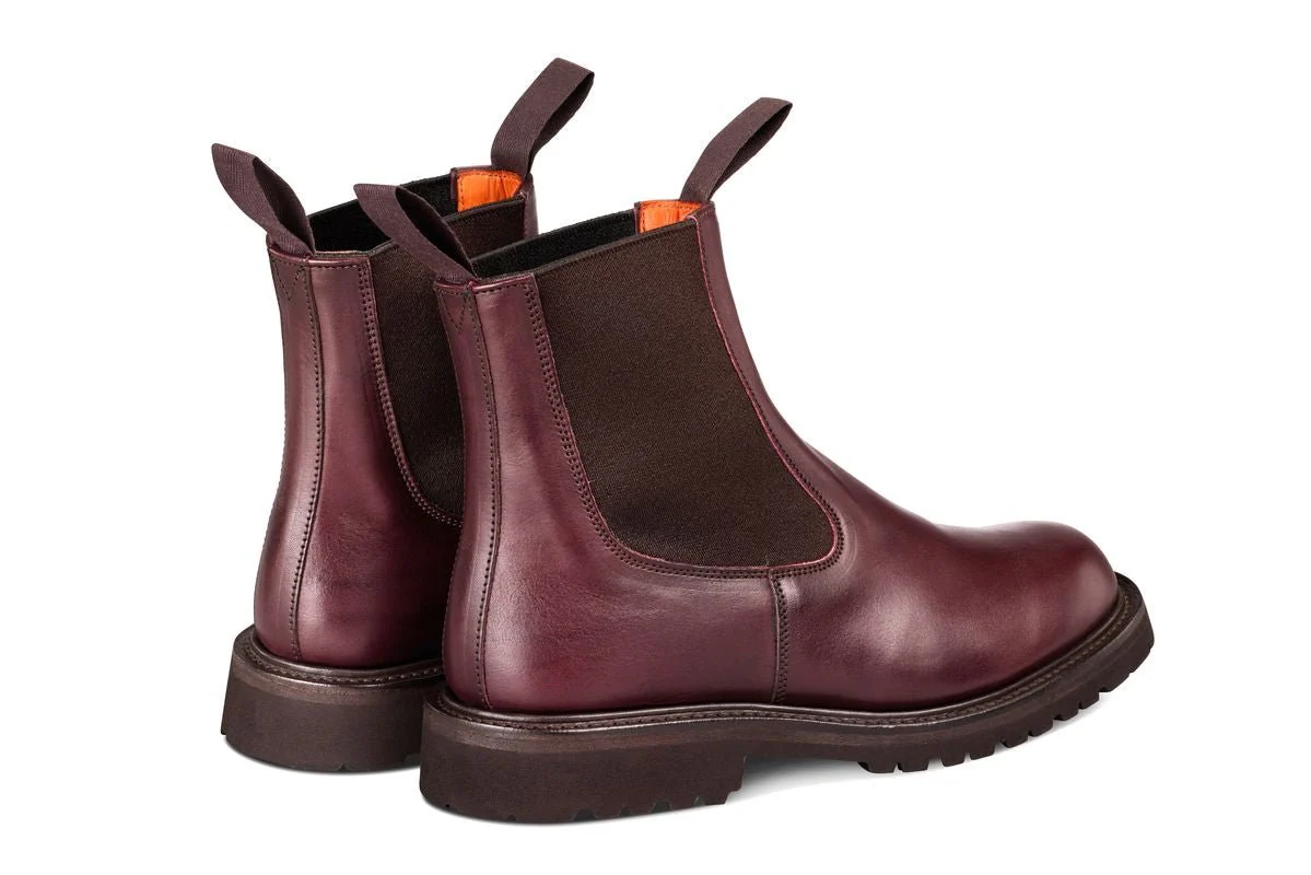 Paula Chelsea Boot - Burgundy Ecopel - Image 4