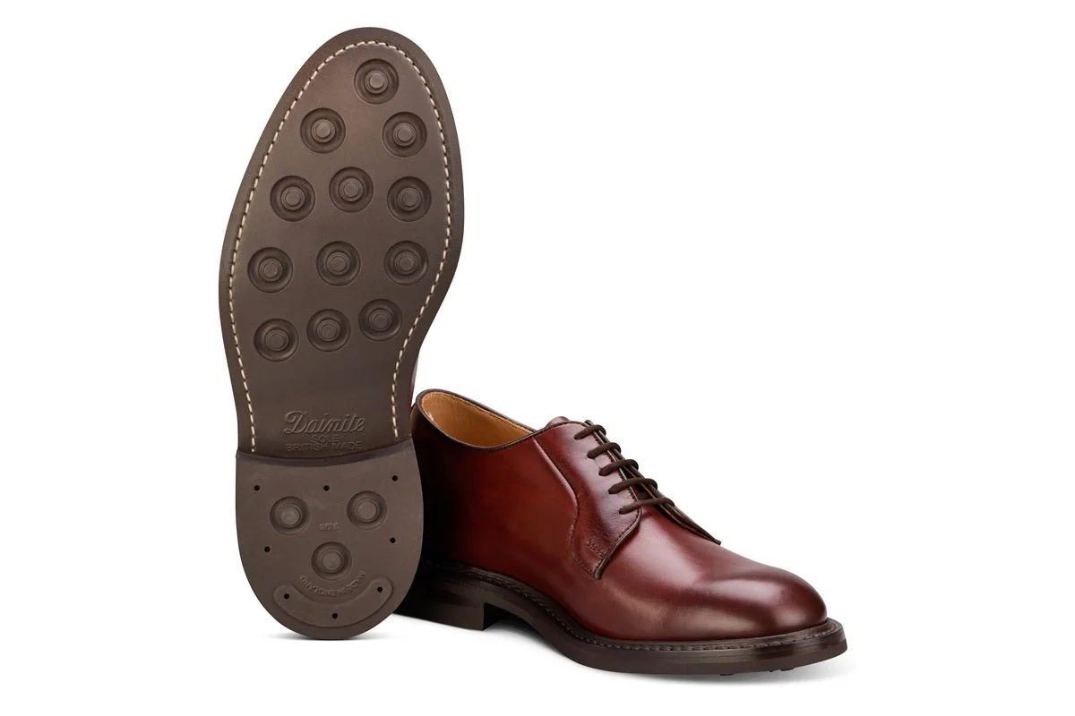 Robert Derby Shoe - Burgundy Burnished - Image 6