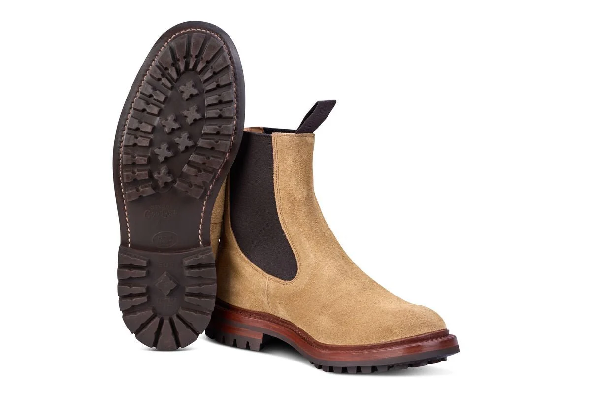 Stephen Chelsea Boot - Tan Hairy Suede - Image 5