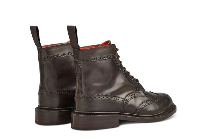 Stephy Brogue Boot - ESPRESSO BURNISHED - Image 4