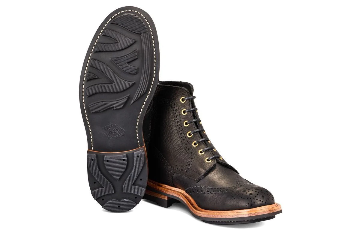 Stow Country Boot - Black Buffalo (Tricker's Exclusive) - Image 5