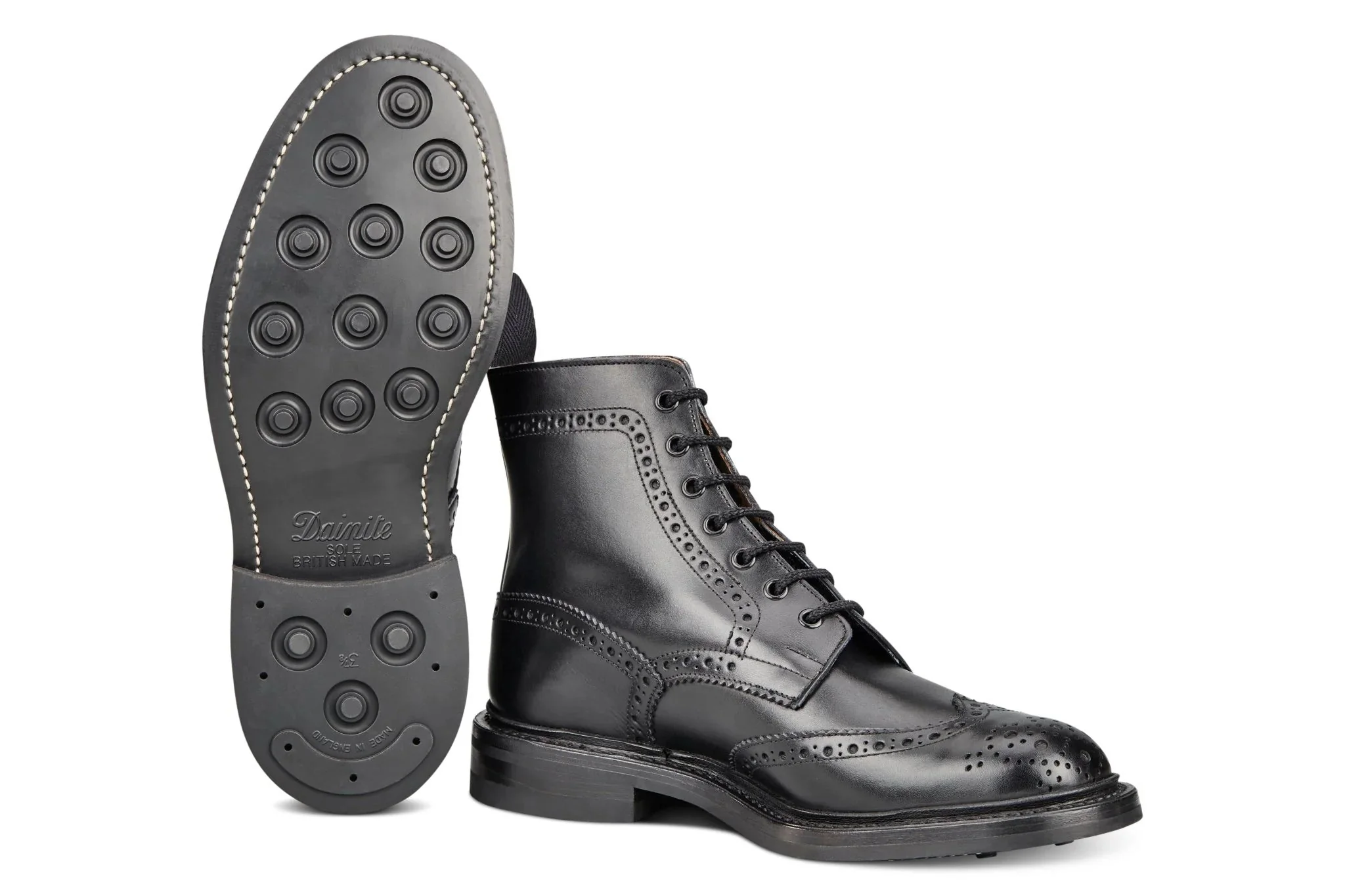 STOW COUNTRY BOOT - BLACK CALF (6 FITTING) - Image 5