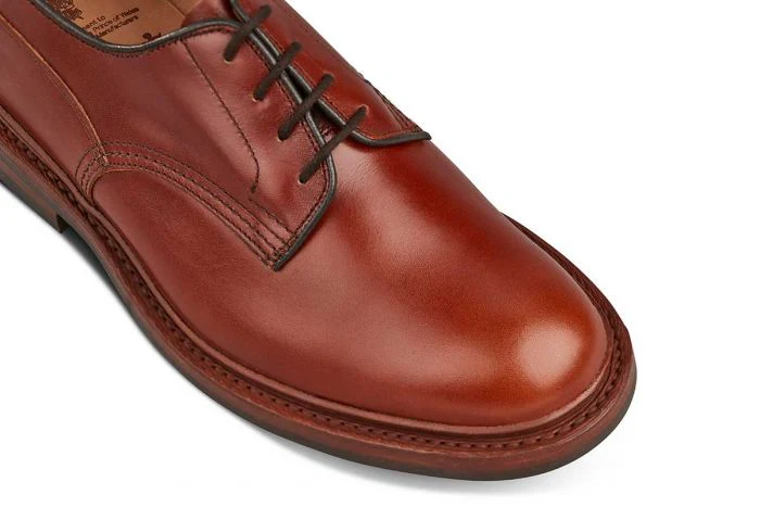 Woodstock Plain Derby Shoe - Marron Antique - Image 2