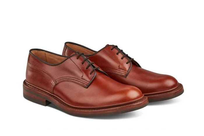 Woodstock Plain Derby Shoe - Marron Antique - Image 3